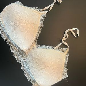 Padded lace bra